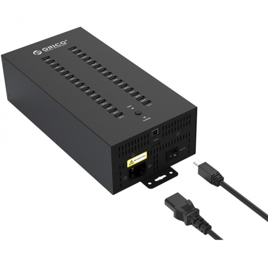 USB хаб с зарядным устройством Orico IH30P-U2 (Black) — купить в ...