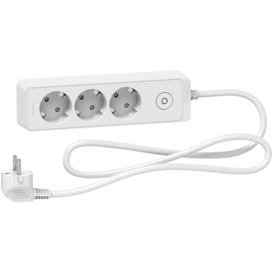 Купить Удлинитель SCHNEIDER ELECTRIC UNICA EXTEND 3 розетки.2К+З ...