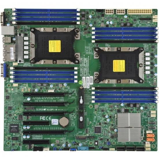 Supermicro 203935 Placa Base Mbd X11dpi N B Xeon Dual Socket S3647 C621 Max.2tb Pci Exress Eatx Caja Marrón