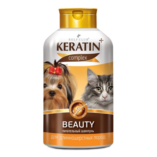 Купить Шампунь KERATIN+ Beautiful для длинношерстных кошек и собак ...