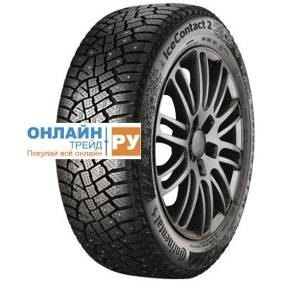 Шина Continental IceContact 2 215/55 R17 98T, зимняя, шип — купить в ...