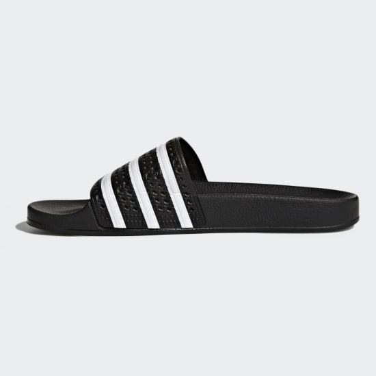 Шлепанцы ADIDAS ADILETTE BLACK1/WHT/B, мужские, размер 44,5 — купить в  интернет-магазине ОНЛАЙН ТРЕЙД.РУ
