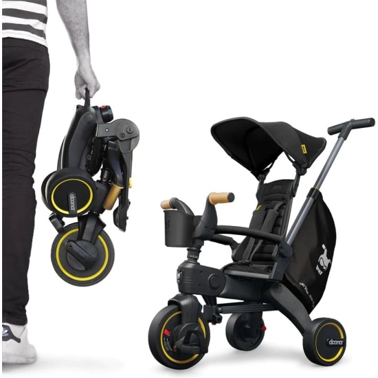 Велосипед трехколесный складной Doona Liki Trike S5, Nitro Black