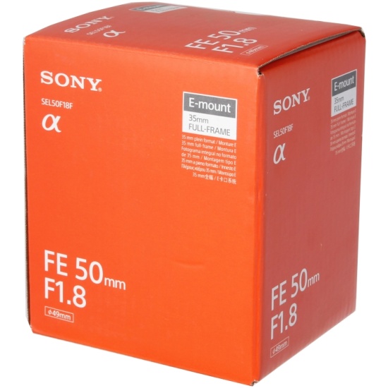 Объектив Sony Full Frame SEL-50F18F E-Mount FE 50mm F1.8 SEL50F18F.SYX —  купить по низкой цене в интернет-магазине ОНЛАЙН ТРЕЙД.РУ