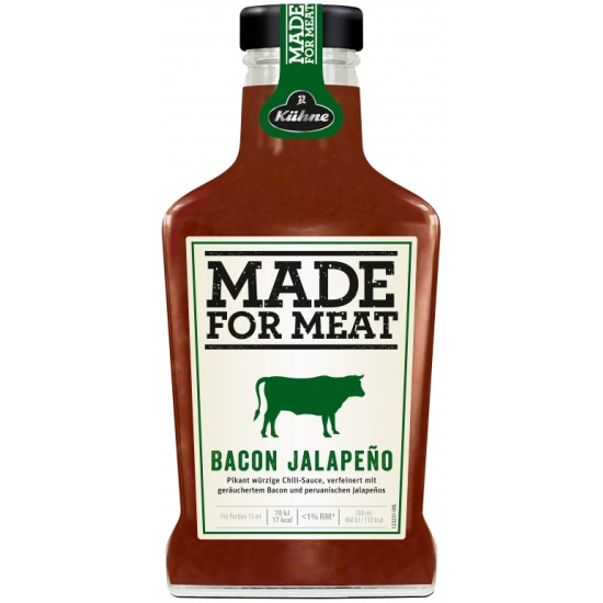 Соус KUHNE “Made for Meat” Bacon Jalapeno томатный с перцем Халапеньо ...