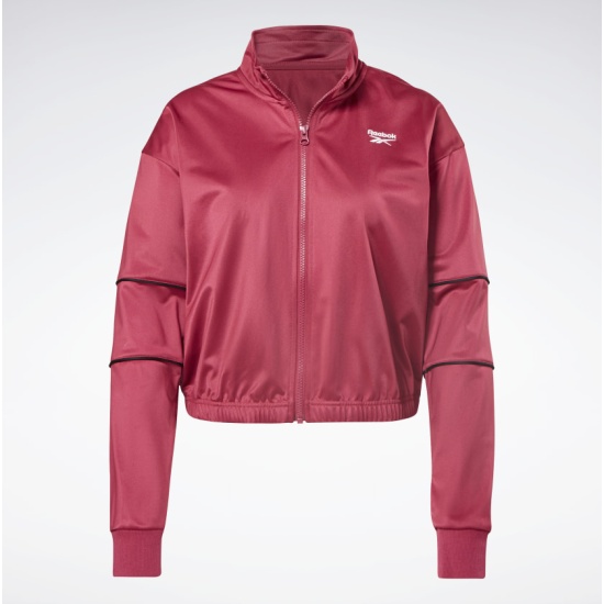 Спортивный костюм REEBOK Tracksuit GV3292 женский, цвет бордовый-чёрный,  размер 2XS — купить в интернет-магазине ОНЛАЙН ТРЕЙД.РУ