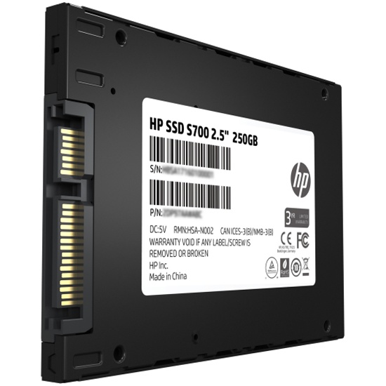 SSD HP 2.5 S700 250 SATA III 3D TLC 2DP98AA 2DP98AA ABB