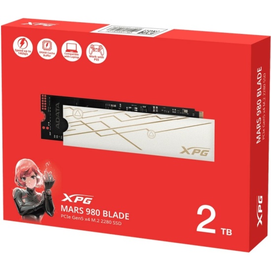 SSD диск M.2 ADATA 2280 XPG MARS 980 BLADE 2.0 Тб PCIe Gen 5.0 x4
