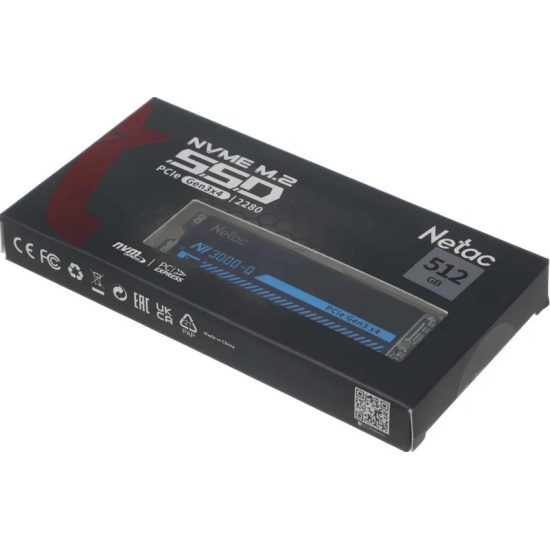 SSD диск M.2 Netac NV3000 512GB PCIe 3.0 x4 3D NAND NT01NV3000Q