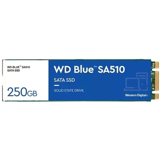 SSD диск Western Digital Blue SA510, 250Gb, M.2 2280, SATA (WDS250G3B0B ...