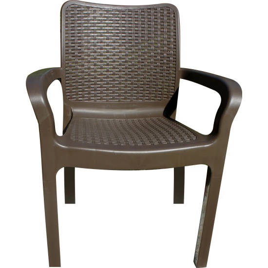 Стул пластиковый INGREEN Rattan 506х580х833мм, горький шоколад ...