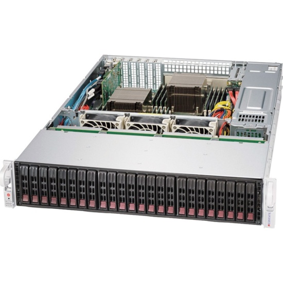Серверный корпус SuperMicro (2U rack, 920W, 2.5 SAS/SATA Hot-swap-24, E ...