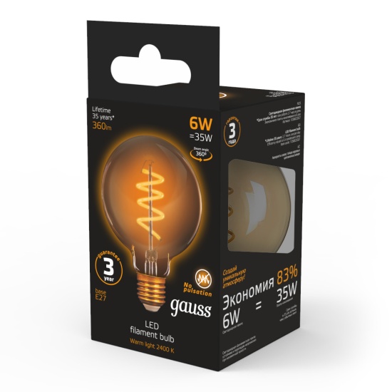 Gauss led filament. Проверочный для лампочек gauss. 846511340 gauss led. лампы g точки. улитка на шаре с лампочками.