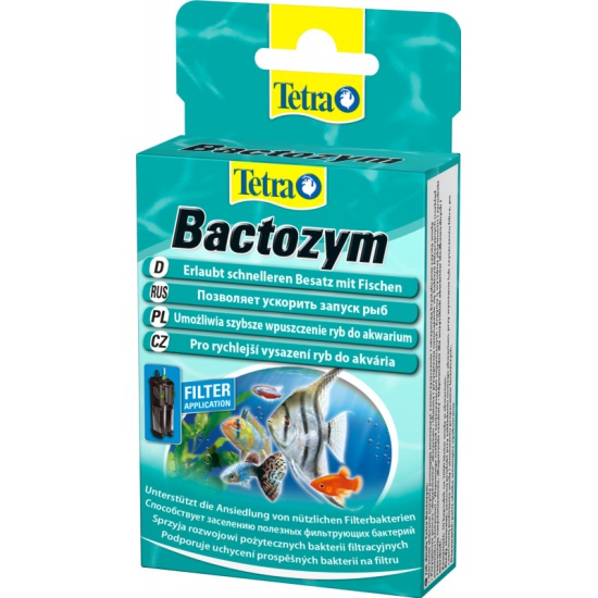 Средство Tetra Bactozym для биоактивации фильтра 10 капсул Изображение 1 - купить в интернет магазине с доставкой, цены, описание, характеристики, отзывы