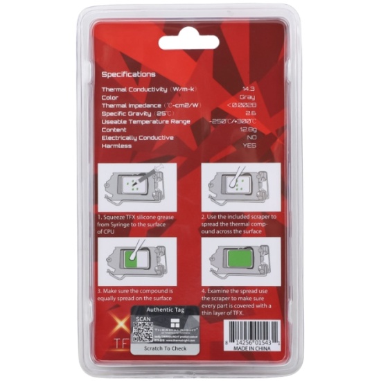 Термопаста Thermalright TFX 12.8g EXTREME (TFX-12.8G) — купить в ...