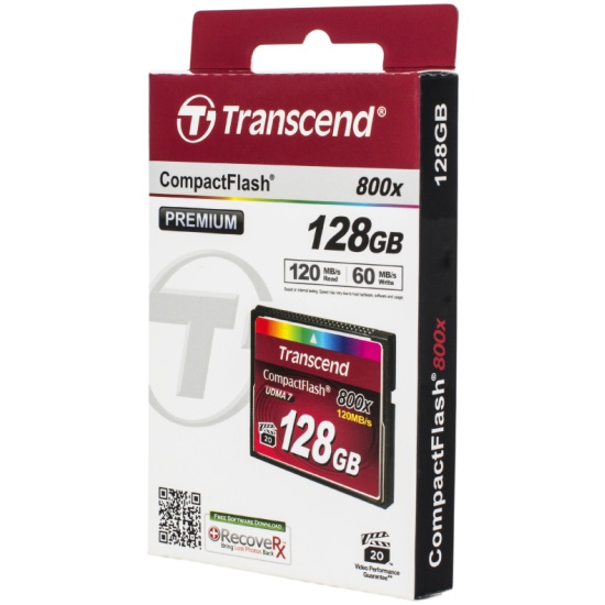 Карта памяти transcend compact flash 128 гб