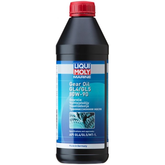 Трансмиссионное масло LIQUI MOLY Marine Gear Oil 80W-90 GL-4/GL-5/MT-1 ...