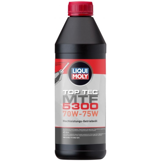 Трансмиссионное масло LIQUI MOLY Top Tec MTF 5300 70W-75W, 1 л — купить ...