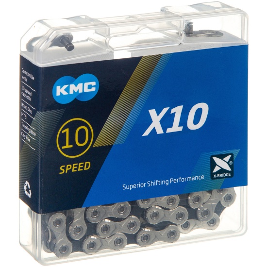 Цепь KMC X10, 116 звеньев, 10 скоростей Х95165 — купить по низкой цене ...