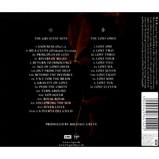 Компакт-диск ENIGMA - The Platinum Collection (2CD) 5099945841422 ...