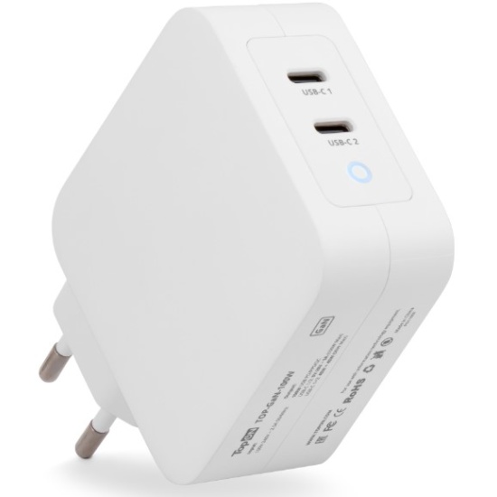 Блок питания универсальный TopOn GaN 100W 2 Type-C PD, PPS, QC 4.0 ...