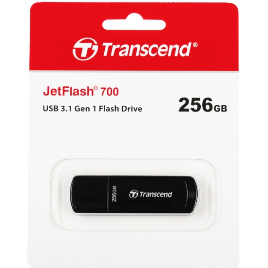 USB флешка 256Gb Transcend JetFlash 700 USB 3.1 Gen 1 (USB 3.0 ...