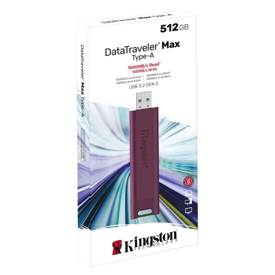 USB флешка 512Gb Kingston DTMAXA/512GB USB 3.2 Gen 2 (1000/900 Mb/s ...