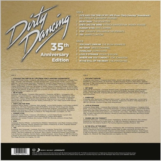 Виниловая пластинка Сборник - Dirty Dancing: 35th Anniversary Edition (Limited Picture Vinyl LP)
