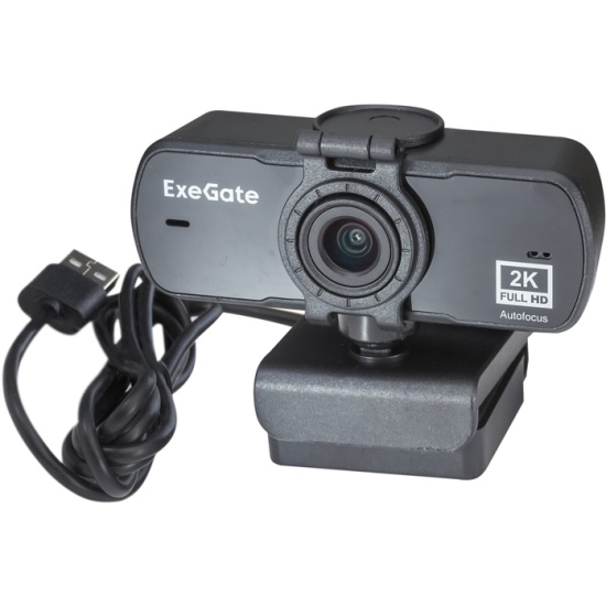 Веб-камера EXEGATE Stream C940 Wide 2K T-Tripod черный EX294582RUS ...