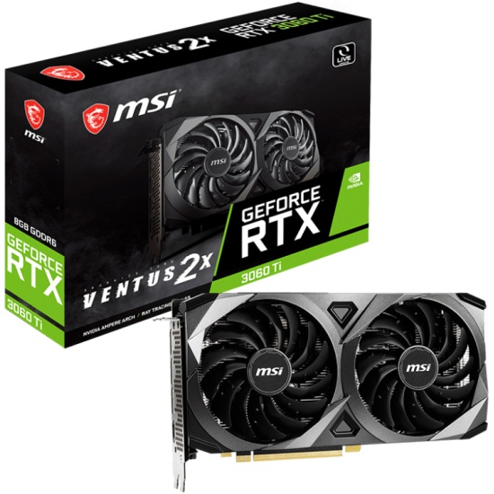 Купить Видеокарта MSI GeForce RTX 3060 Ti VENTUS 2X 8G в интернет ...