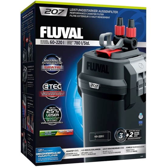 Внешний фильтр FLUVAL 207 для аквариумов от 60 до 220л (780 л/ч ...