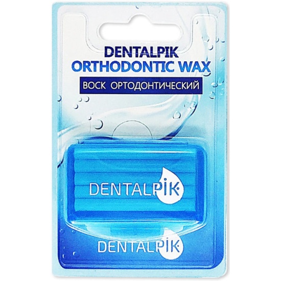 Воск ортодонтический для брекетов DENTALPIK, вкус мятный — купить в ...