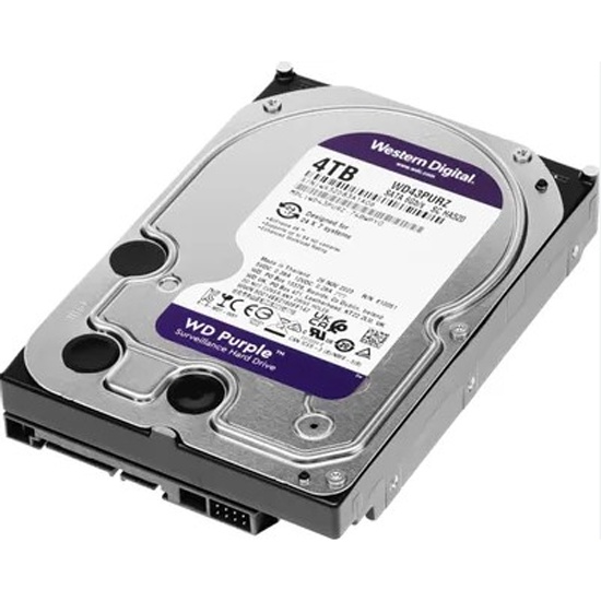 WD Purple 4TB WD43PURZ 監視用ハードドライブ ウエスタンデジタル 4TB HDD 監視用 SATA 6Gb/s 内蔵