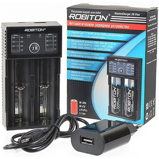 Зарядное устройство Robiton Master Charger 2B plus 4680039741943 ...