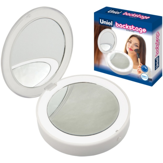 Купить Косметическое зеркало ULK-F70 2AAA WHITE с подсветкой на ...