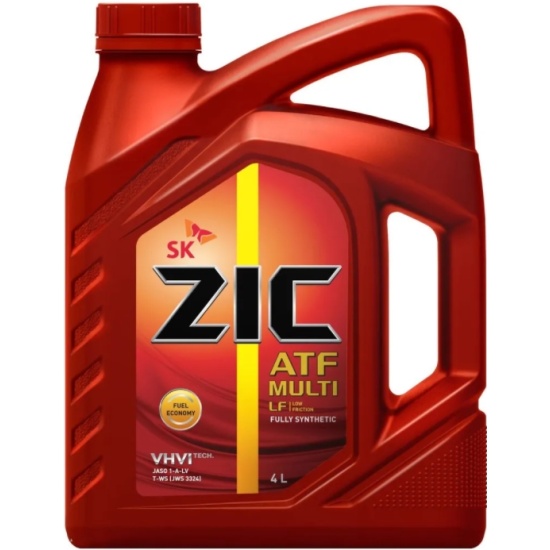 Трансмиссионное масло ZIC ATF Multi LF синтетическое 4 л — купить в ...