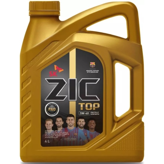 Моторное масло ZIC TOP 5W-40 синтетическое 4 л 162682 —  в .