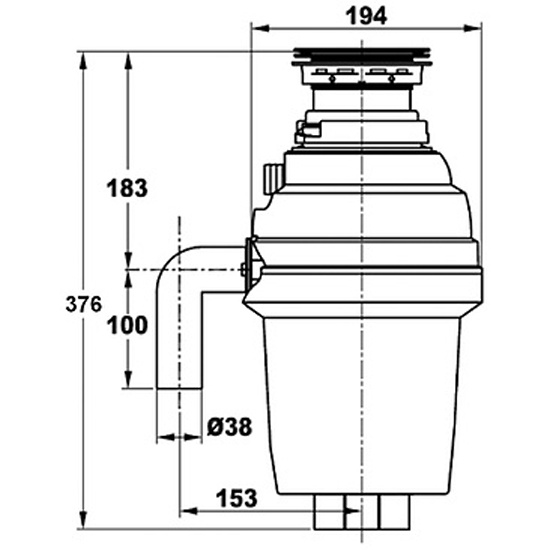 Измельчитель пищевых отходов ZorG Sanitary ZR-38 D — купить в интернет ...