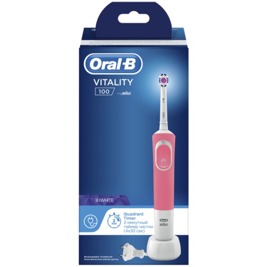 Электрическая зубная щетка oral b 100 отзывы отбеливание зубов zoom 4 акции