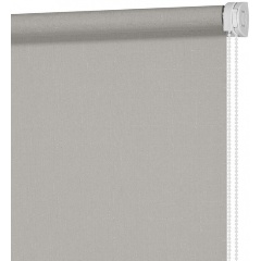 Изображение товара Рулонная штора DECOFEST Апилера серый 160х175 - легкая установка, защита от солнца