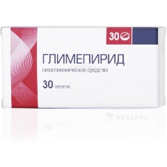 Изображение товара Лекарственное средство Глимепирид таб. 4мг №30