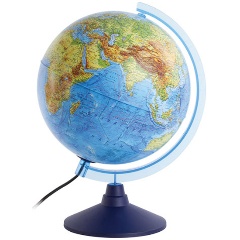 Изображение товара Интерактивный глобус физико-политический Globen, диаметр 320 мм, с подсветкой