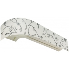 Изображение товара Карниз шинный Эскар Классика двухрядный с багетной планкой 220 см белый