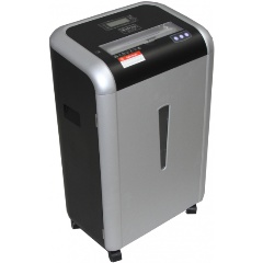 Изображение товара Уничтожитель документов Bulros 8417M, 2x10мм, чёрный/серебро дверь, контур