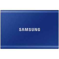 Изображение товара Внешний SSD диск Samsung T7 2 Тб USB 3.2 голубой компактный переносимый накопитель