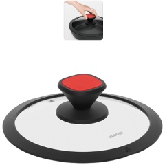 Изображение товара Крышка стеклянная NADOBA GUSTA, с силиконовым ободом, 26 см