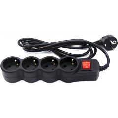 Изображение товара Сетевой фильтр 5bites SP4B-130 4S / 3*0.75MM2 / 3M / BLACK