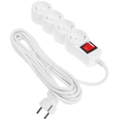 Изображение товара Сетевой фильтр 5bites SP4W-150 4S / 3*0.75MM2 / 5M / WHITE