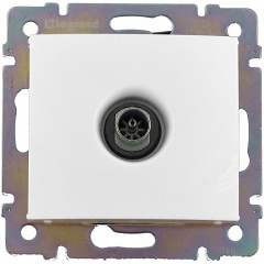 Изображение товара Розетка Legrand Valena TV проходная 14дБ, белый, DIY упаковка, 694291