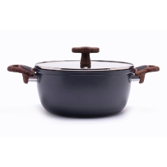 Изображение товара Кастрюля с крышкой GIPFEL POLA 24 см 4.3 л антипригарное покрытие индукция